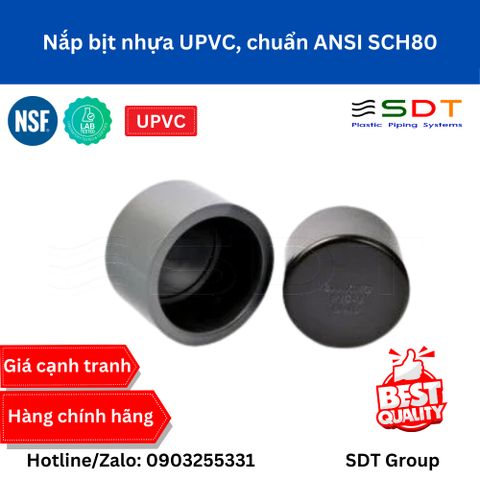 Nắp bịt nhựa CPVC SCH80 - Sanking