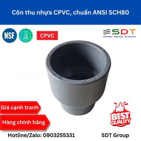 Côn thu nhựa CPVC SCH80 - SANKING