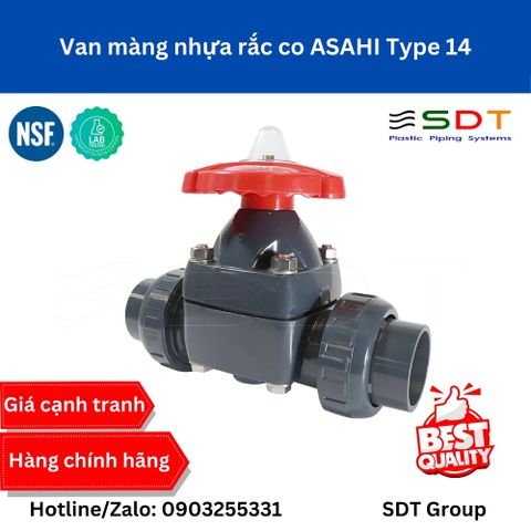Van màng nhựa nối bích ASAHI Type 14