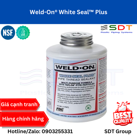 Keo làm kín ren Weldon White Seal Plus - Made in USA