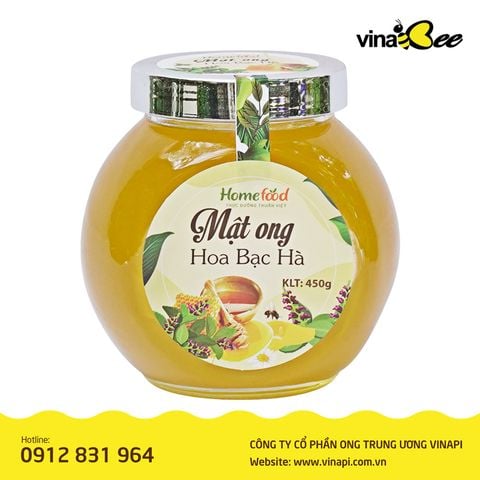  Mật ong bạc hà 450g 