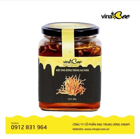  Mật ong đông trùng hạ thảo 450g 