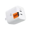 Sạc nhanh Spigen arcstation wall charger 30W 2-port TOTAL 35W white – ACH03713