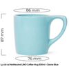 Ly sứ LINO NotNeutral Ozone Blue 10oz Coffee Mug, 300ml (8218)