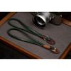 Dây máy ảnh Monsieur đeo tay da đan Braided Oval