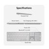 Bàn Phím Không Dây HYPER HyperSpace Bluetooth Wireless Keyboard – HS2310US