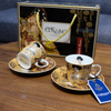 Set 2 ly và đĩa sứ Carmani Mug Camio - 100ml ( 532 )