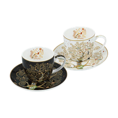 Ly sứ Carmani saucers-G. Klimt, Tree of Life 250ml (532-7400)