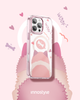 Ốp lưng Innostyle Magnetic Pink Collection For iPhone 16 Pro Max