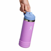 Bình giữ nhiệt Hydro Flask Kids Wide Mouth Straw Cap And Boot 18 OZ W18CSW