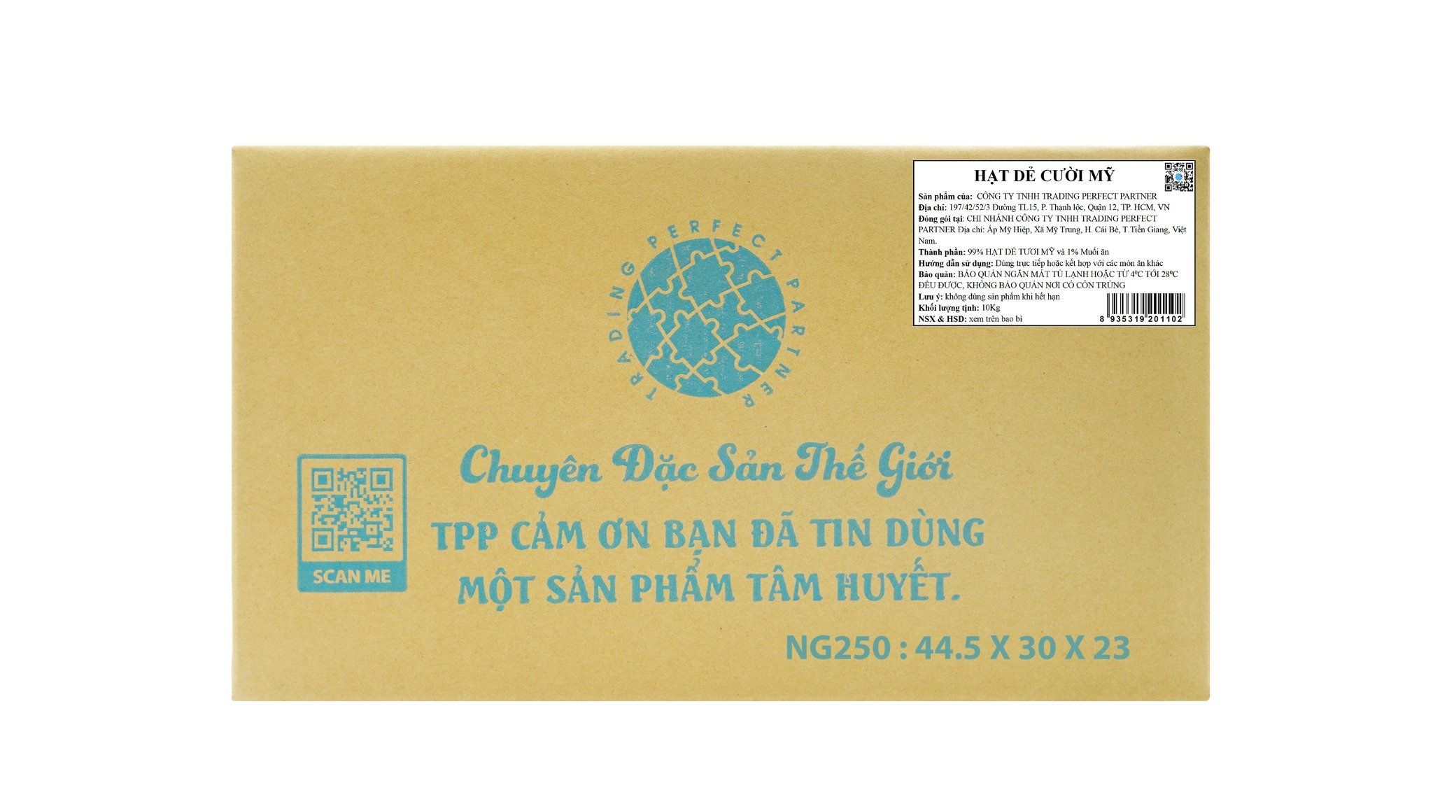  Hạt Dẻ Cười Giá Sỉ Thùng 10kg 