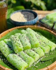 Bánh Dẻo Mochi Dừa mè