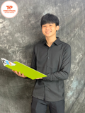  Đồng Phục Công Sở Sơmi Trơn Màu Đen 