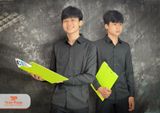  Đồng Phục Công Sở Sơmi Trơn Màu Đen 