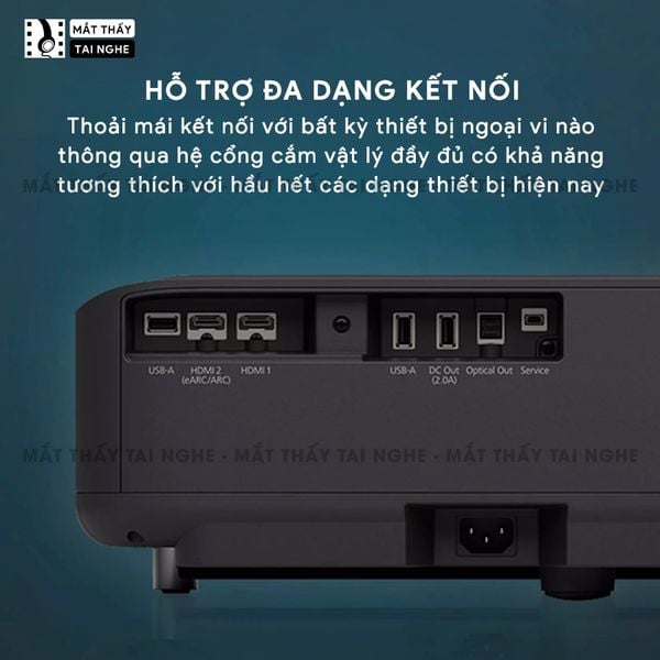 Epson EH-LS650 - Máy chiếu siêu gần 4K thông minh tích hợp Android TV, độ phân giải chuẩn 4K UHD 3840x2160p, độ sáng 3.600 lumen, tương phản siêu cao 2.500.000:1