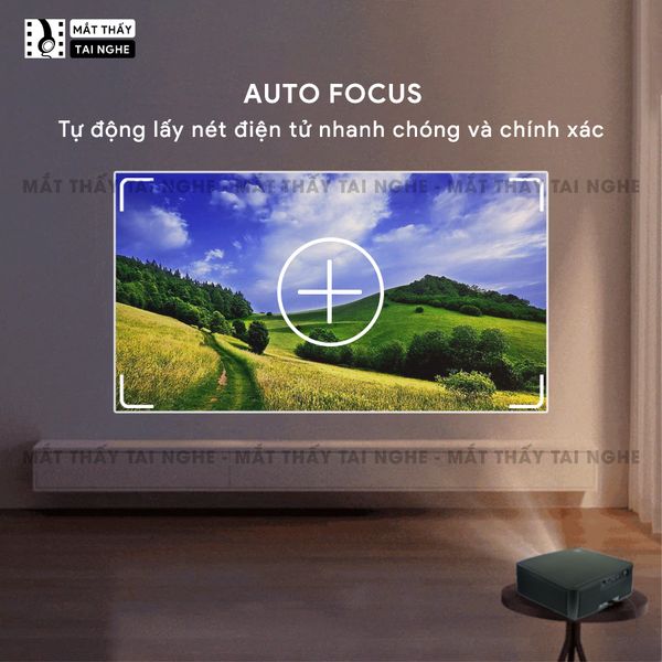 Xview XF200 Ultra - Máy chiếu LED LCD sáng nhất hiện nay, độ sáng lên đến 1.800 ansi, phân giải thực chuẩn Full HD 1080p, hỗ trợ hệ điều hành Android TV mượt mà và chân giá truyền động điện tử thông minh
