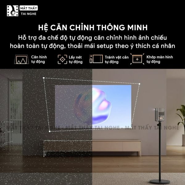 Xgimi Mogo 2 Plus - Máy chiếu thông minh tích hợp Google TV quốc tế, sử dụng công nghệ DLP, độ sáng 400 ISO lumens, độ phân giải chuẩn Full HD cho hình ảnh và màu sắc cực đẹp