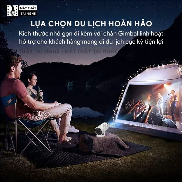 Xview XB100 Ultra - Máy chiếu mini giá rẻ tích hợp Hệ điều hành Android, độ sáng 250 ansi lumens, độ phân giải HD720p, hỗ trợ đầu vào 4K UHD và chỉnh nghiêng tự động theo chiều dọc