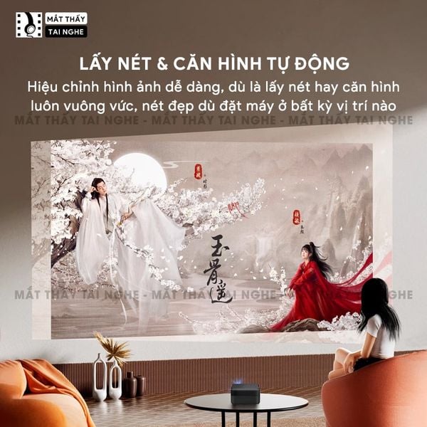 Epson EF-15 - Máy chiếu Laser mini thông minh tích hợp Android TV 11.0, sử dụng công nghệ 3LCD độc quyền, độ sáng 1000 ISO lumens, độ phân giải chuẩn Full HD, tương phản 2.500.000:1 cho hình ảnh và màu sắc cực đẹp