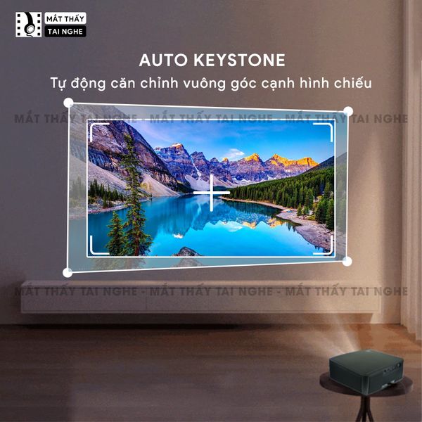 Xview XF200 Ultra - Máy chiếu LED LCD sáng nhất hiện nay, độ sáng lên đến 1.800 ansi, phân giải thực chuẩn Full HD 1080p, hỗ trợ hệ điều hành Android TV mượt mà và chân giá truyền động điện tử thông minh