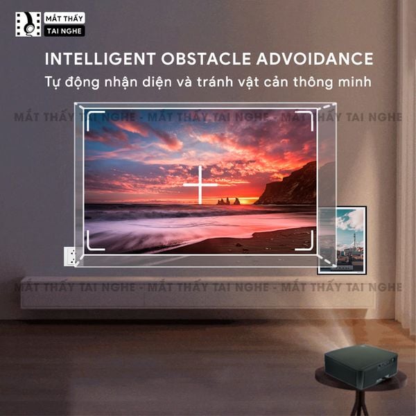 Xview XF200 Ultra - Máy chiếu LED LCD sáng nhất hiện nay, độ sáng lên đến 1.800 ansi, phân giải thực chuẩn Full HD 1080p, hỗ trợ hệ điều hành Android TV mượt mà và chân giá truyền động điện tử thông minh