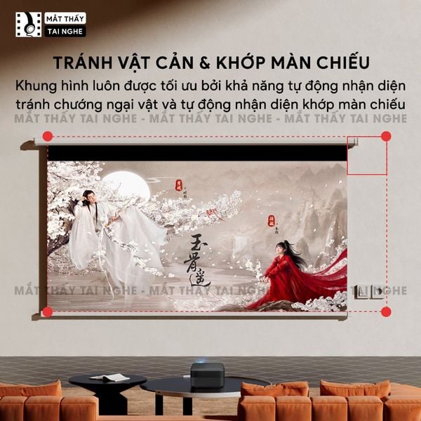 Epson EF-15 - Máy chiếu Laser mini thông minh tích hợp Android TV 11.0, sử dụng công nghệ 3LCD độc quyền, độ sáng 1000 ISO lumens, độ phân giải chuẩn Full HD, tương phản 2.500.000:1 cho hình ảnh và màu sắc cực đẹp