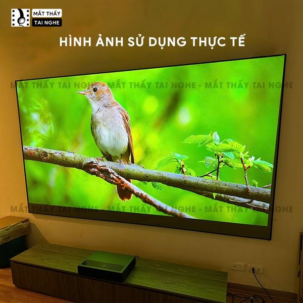 Epson EH-LS800 - Máy chiếu siêu gần 4K thông minh tích hợp Android TV, độ phân giải chuẩn 4K UHD 3840x2160p, độ sáng 4.000 ansi, tương phản siêu cao 2.500.000:1