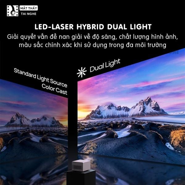 XGIMI Horizon Ultra - Máy chiếu 4K Dual Light LED-Laser thông minh chuẩn độ phân giải thực 4K, độ sáng 2300 ISO Lumens, Android TV 11, loa Harman Kardon Speakers, Dolby Vision, tự động lấy nét và tự động căn chỉnh góc chiếu