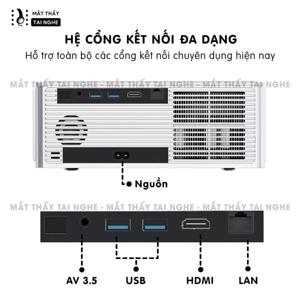 Xview Xcine4 Pro2 - Máy chiếu mini tích hợp Android TV, độ sáng lên đến 900 ansi lumens, phân giải thực chuẩn Full HD 1080p, sử dụng công nghệ quang học mới nhất hạn chế 98% mờ viền, hỗ trợ Auto focus và Autokeystone