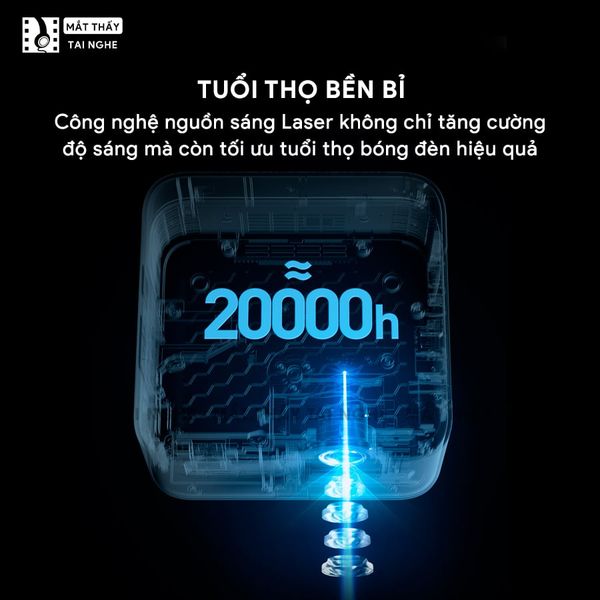 Epson EF-21 - Máy chiếu Laser mini thông minh tích hợp Google, sử dụng công nghệ 3LCD độc quyền, độ sáng 1000 ISO lumens, độ phân giải chuẩn Full HD, tương phản 5.000.000:1 cho hình ảnh và màu sắc cực đẹp