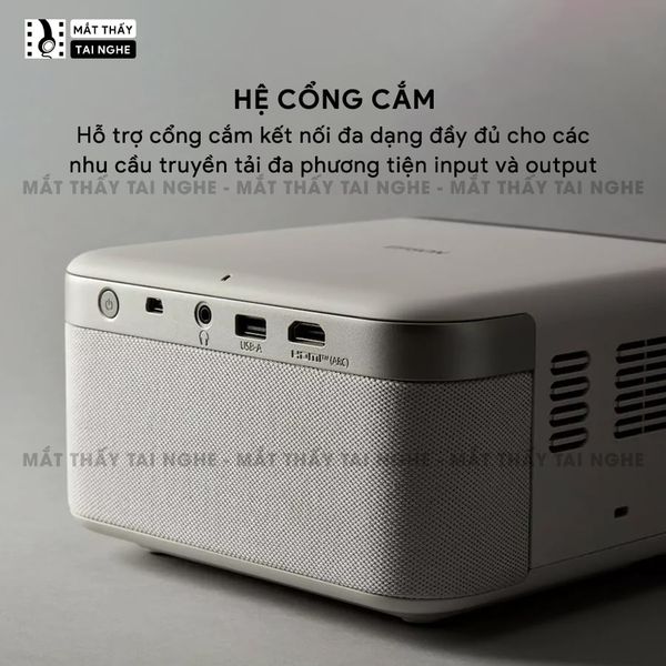 Epson EF-21 - Máy chiếu Laser mini thông minh tích hợp Google, sử dụng công nghệ 3LCD độc quyền, độ sáng 1000 ISO lumens, độ phân giải chuẩn Full HD, tương phản 5.000.000:1 cho hình ảnh và màu sắc cực đẹp