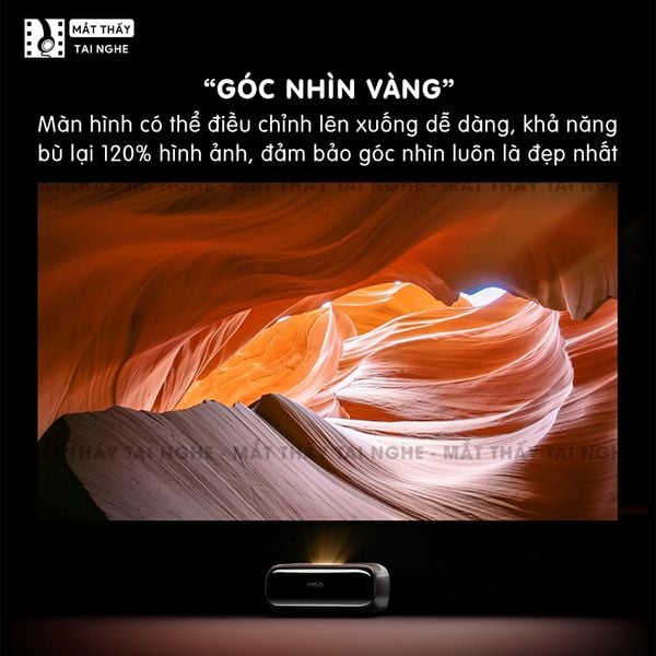 JMGO O2 Ultra 4K - Máy chiếu siêu gần thông minh tích hợp Hệ điều hành, độ phân giải 4K UHD 3840x2160p , độ sáng 4500 Ansi lumens, chip xử lý Mediatek 9679 siêu mạnh