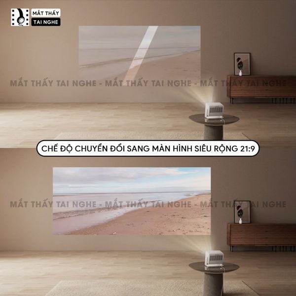Xgimi Horizon S Max - Máy chiếu 4K thông minh tích hợp Android TV 11, sử dụng công nghệ Dual Light 2.0, đạt chứng nhận IMAX Enhanced, độ phân giải chuẩn 4K UHD, độ sáng 3100 ISO Lumens, tương phản siêu cao 100000:1, loa Harman Kardon và Dolby Vision