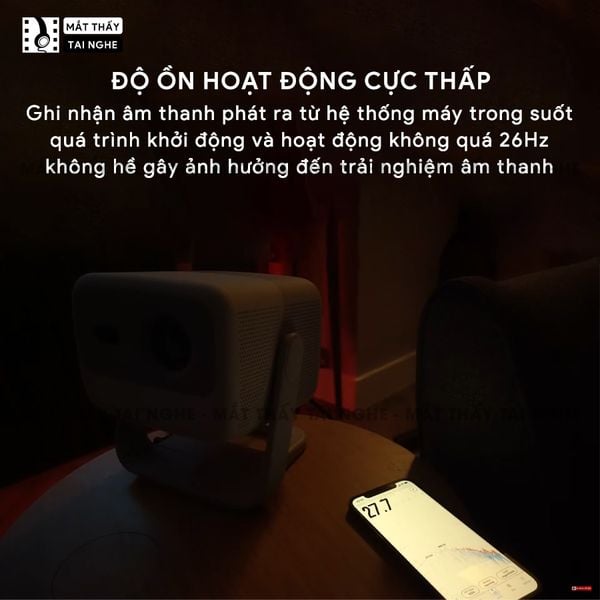 JMGO N1s Quốc tế - Máy chiếu thông minh tích hợp Google TV và hỗ trợ Netflix chính chủ, độ phân giải Full HD 1920x1080p, độ sáng 900 ansi lumens