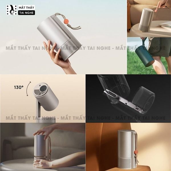 Xgimi Mogo 3 Pro - Máy chiếu thông minh tích hợp Google TV quốc tế, sử dụng công nghệ DLP, độ sáng 450 ISO lumens, độ phân giải chuẩn Full HD cho hình ảnh và màu sắc cực đẹp