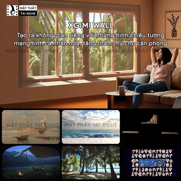 Xgimi Halo+ New - Máy chiếu thông minh tích hợp Google TV, sử dụng công nghệ DLP, độ sáng 700 ISO lumens, độ phân giải chuẩn Full HD cho hình ảnh và màu sắc cực đẹp