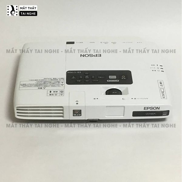 Epson EB-1761w - 99% -  Máy chiếu 3LCD mỏng nhẹ nhất thế giới, độ phân giải WXGA 1280 x 800, tương phản 2000:1, auto keystone tự động cân chỉnh hình ảnh theo chiều dọc, tích hợp khởi động 7 giây và tắt máy nhanh Quick start & Instand off