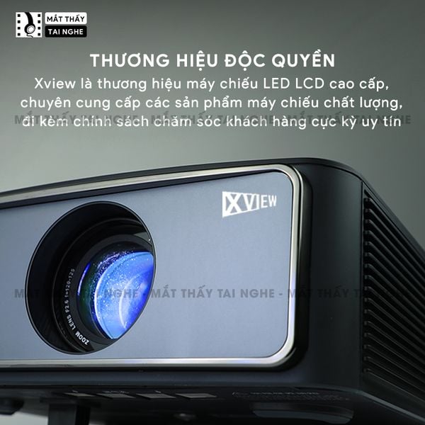 Xview XF200 Ultra - Máy chiếu LED LCD sáng nhất hiện nay, độ sáng lên đến 1.800 ansi, phân giải thực chuẩn Full HD 1080p, hỗ trợ hệ điều hành Android TV mượt mà và chân giá truyền động điện tử thông minh