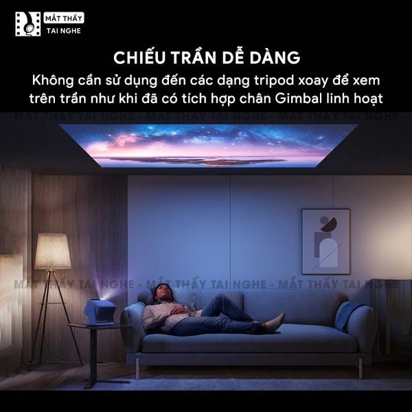 Xgimi Horizon S Max - Máy chiếu 4K thông minh tích hợp Android TV 11, sử dụng công nghệ Dual Light 2.0, đạt chứng nhận IMAX Enhanced, độ phân giải chuẩn 4K UHD, độ sáng 3100 ISO Lumens, tương phản siêu cao 100000:1, loa Harman Kardon và Dolby Vision