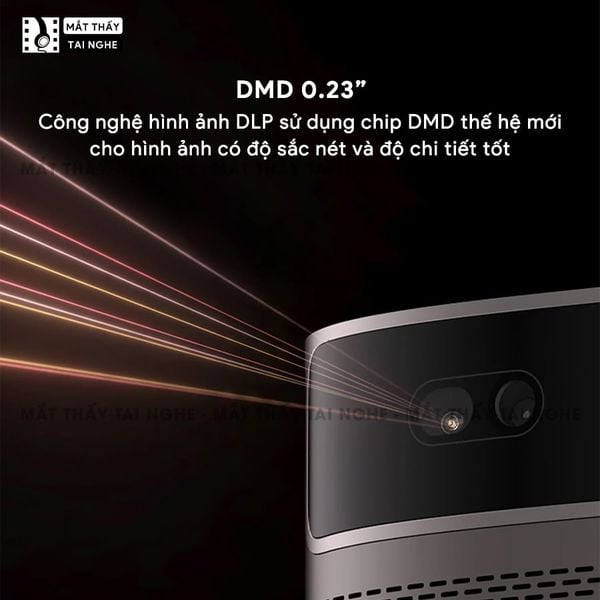 Xgimi Mogo 2 Plus - Máy chiếu thông minh tích hợp Google TV quốc tế, sử dụng công nghệ DLP, độ sáng 400 ISO lumens, độ phân giải chuẩn Full HD cho hình ảnh và màu sắc cực đẹp