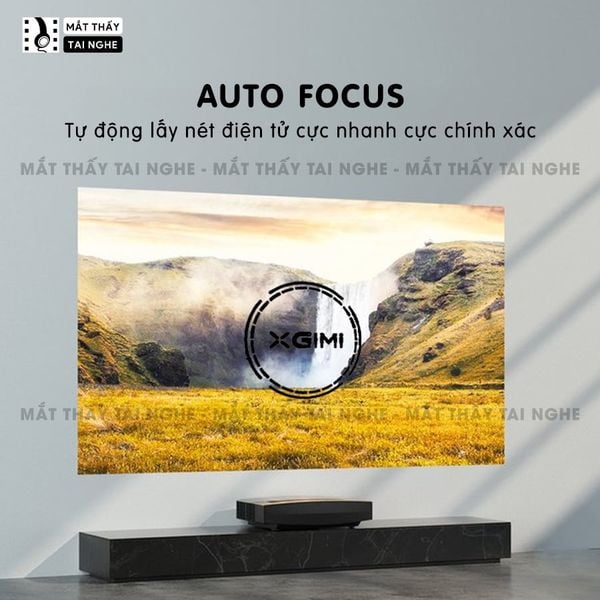 XGIMI Aura - Máy chiếu thông minh Laser 4K UHD DLP 3D / 2400Ansi Lumens / Android 10, công nghệ chiếu siêu gần chuẩn 4K, cho chất lượng cực đẹp