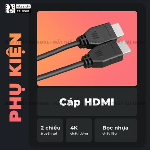 Cáp Hdmi 1,5m - 5m - 10m hỗ trợ chất lượng 4k, xịn, bền, chất lượng cao