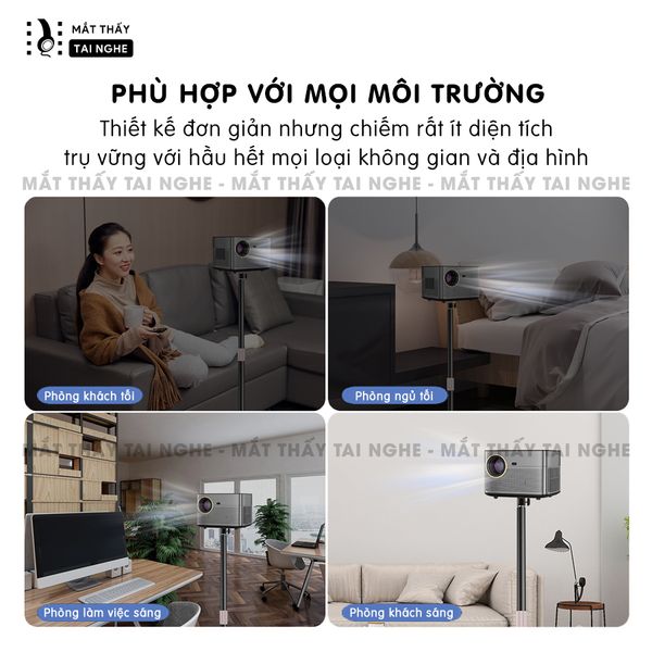 Chân máy chiếu dựng đứng xoay 360 độ - Loại xịn, chất liệu thép Carbon cao cấp, thay đổi linh hoạt độ cap 85 - 130 cm, trự đứng vững chắc và chịu lực lên tới 20kg