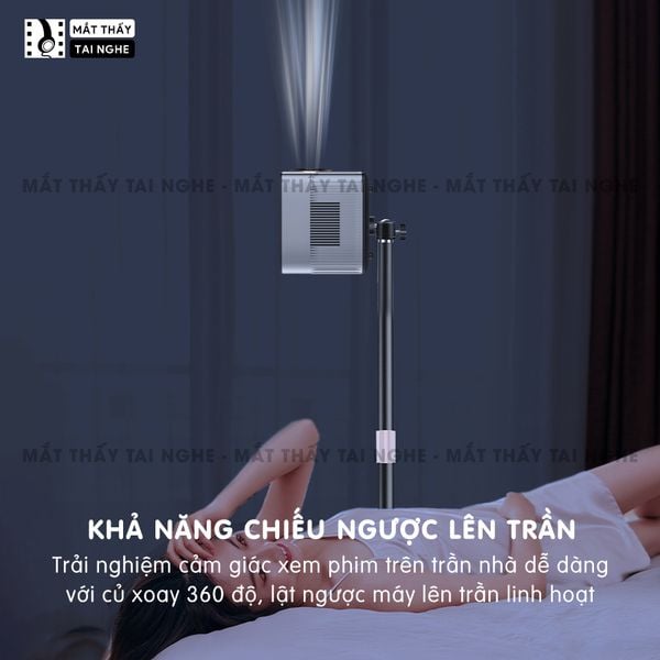 Chân máy chiếu dựng đứng xoay 360 độ - Loại xịn, chất liệu thép Carbon cao cấp, thay đổi linh hoạt độ cap 85 - 130 cm, trự đứng vững chắc và chịu lực lên tới 20kg