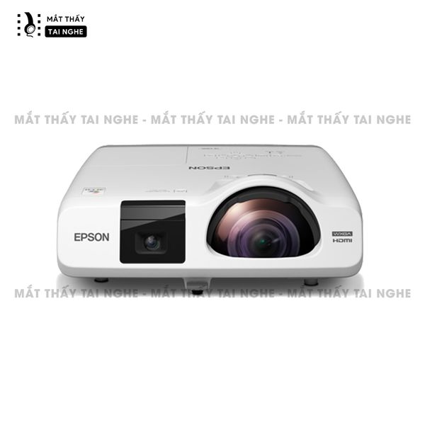 Epson EB-536wt - 99% - Máy chiếu gần tương tác cảm ứng, độ sáng 3.400 ansi lumens, độ phân giải WXGA 1280x800p, tương phản cực cao 16.000:1, hỗ trợ bút cảm ứng và kết nối không dây tiện lợi