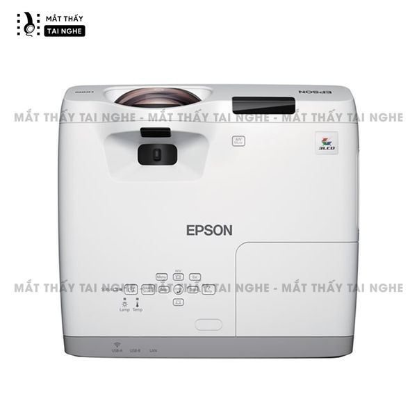 Epson EB-536wt - 99% - Máy chiếu gần tương tác cảm ứng, độ sáng 3.400 ansi lumens, độ phân giải WXGA 1280x800p, tương phản cực cao 16.000:1, hỗ trợ bút cảm ứng và kết nối không dây tiện lợi