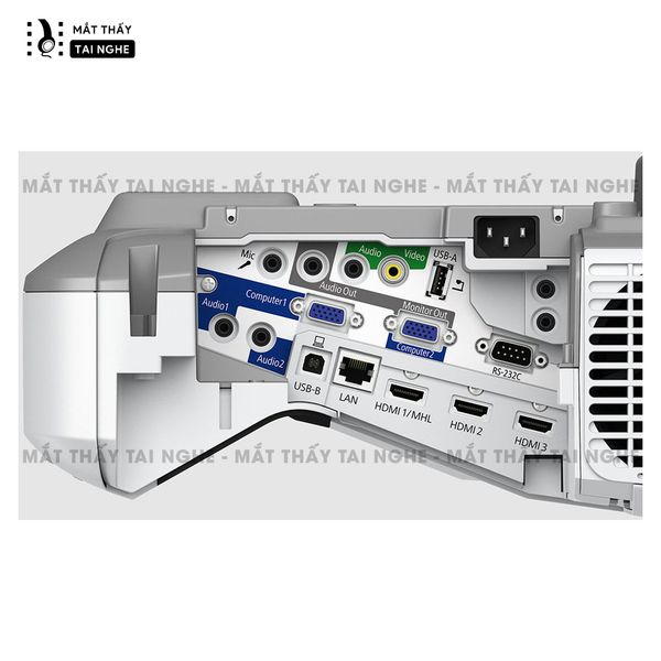 Epson EB-536wt - 99% - Máy chiếu gần tương tác cảm ứng, độ sáng 3.400 ansi lumens, độ phân giải WXGA 1280x800p, tương phản cực cao 16.000:1, hỗ trợ bút cảm ứng và kết nối không dây tiện lợi