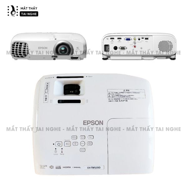 Epson EH-TW5200 - 99% - Máy chiếu Full HD 1920x1080p, tương phản cao 15.000:1, hỗ trợ chiếu 3D cực đẹp, tốc độ phản hồi nhanh