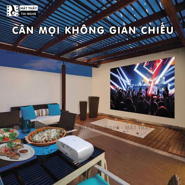 Epson EH-TW7100 - 99% - Máy chiếu 4K UHD 3840x2160p chuyên Cinema, độ sáng 3.000 ansi, tương phản siêu cao 100.000:1, hỗ trợ chiếu 3D cực đẹp