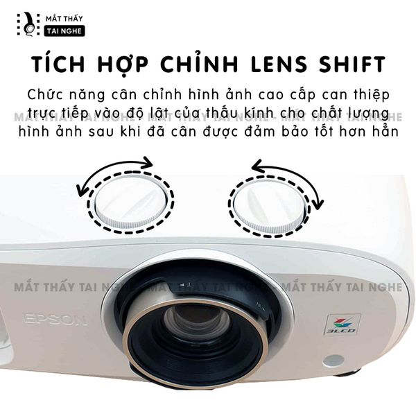 Epson EH-TW7100 - 99% - Máy chiếu 4K UHD 3840x2160p chuyên Cinema, độ sáng 3.000 ansi, tương phản siêu cao 100.000:1, hỗ trợ chiếu 3D cực đẹp
